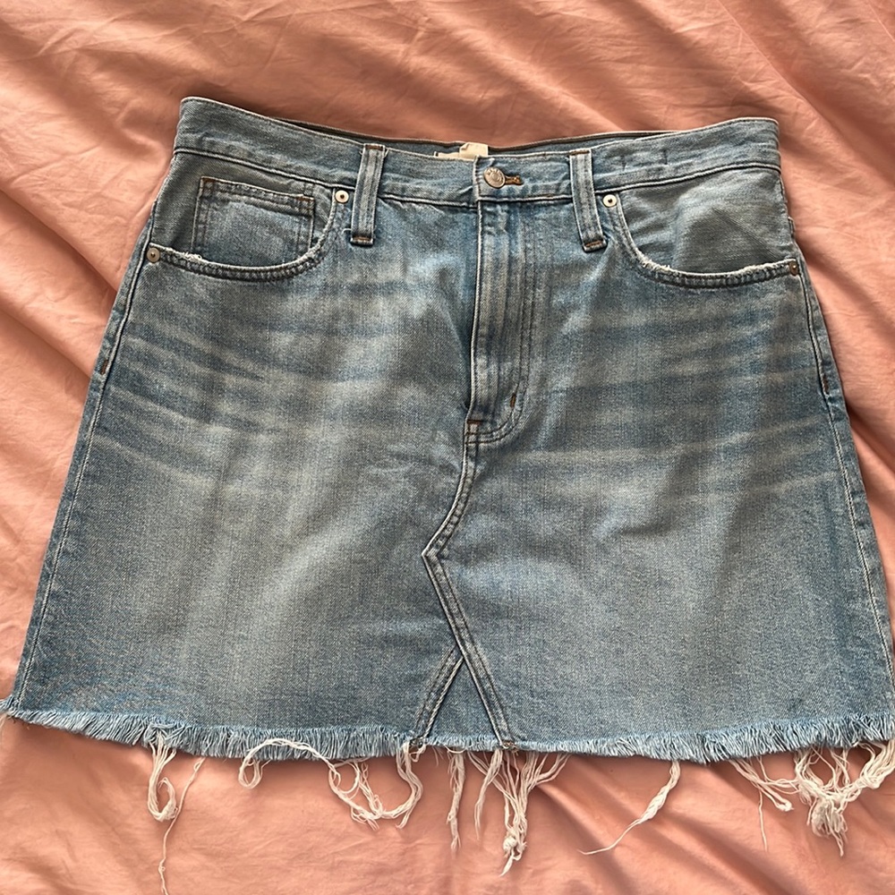 Madewell size 12 denim mini